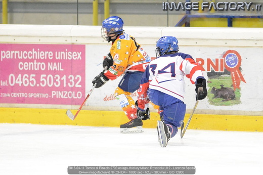 2015-04-11 Torneo di Pinzolo 2733 Asiago-Hockey Milano Rossoblu U12 - Lorenzo Spada
